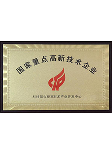 國家重點(diǎn)高新技術(shù)企業(yè)